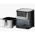 Large Capacity 10L Oil-Free Air Fryer with Touch Screen and Overheat Protection